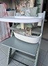Stokke成長(cháng)椅五件套寶寶TT嬰兒餐椅多功能兒童高腳餐椅嬰兒學(xué)坐椅 五件套含贈坐墊-冰川綠-白色護欄 曬單實(shí)拍圖
