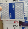 BRWPT德州撲克撲克牌塑料比賽競技專(zhuān)用牌PVC大字防水防折磨砂牌定制 WPT賽事德州撲克【5紅5藍】10副 曬單實(shí)拍圖