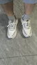 安踏AT957丨山系復古休閑鞋男秋季跑老爹鞋厚底增高跑步鞋運動(dòng)鞋子男 【男款】象牙白/芯片灰/銀-1 39 (男) 曬單實(shí)拍圖