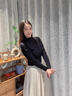 浪莎羊毛衫女半高領(lǐng)針織打底衫2025新款秋冬羊毛內搭修身毛衣保暖上衣 曬單實(shí)拍圖
