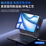 銅貓ipad鍵盤(pán)適蘋(píng)果ipadpro平板專(zhuān)用觸點(diǎn)妙控鍵盤(pán)25新款air7保護套一體12.9/13英寸免藍牙11智能磁吸10 黑色 【ipad air6/7】13英寸 曬單實(shí)拍圖