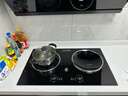 三角牌（Triangle）嵌入式雙灶電磁爐多頭電陶爐大功率3500W一平一凹雙頭組合電磁灶套裝 電灶雙灶 臺嵌兩用丨電磁+電陶雙灶 曬單實(shí)拍圖