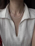 炙真銀樓S925銀平安鎖項鏈項圈女款新中式國風(fēng)吊墜高級感磁吸鎖骨鏈 925銀平安鎖項鏈+專(zhuān)柜禮盒 曬單實(shí)拍圖