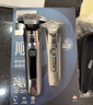 飛利浦（PHILIPS）電動(dòng)剃須刀旋轉式SkinIQ蜂巢高端9系pro智能刮胡刀全身水洗胡須刀原裝剃胡刀敏感肌適用送禮物 S9647/37CBP禮盒款【配充電底座】 曬單實(shí)拍圖