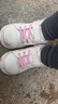 泰蘭尼斯童鞋211學(xué)步鞋秋季新款女童防踢寶寶鞋嬰兒鞋防滑軟底機能鞋 白/彩/粉 26 內長(cháng)16.5/適合腳長(cháng)15.5 曬單實(shí)拍圖