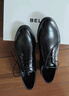 百麗男鞋商務(wù)正裝皮鞋休閑增高軟底真皮鞋10503AM0 黑色-經(jīng)典版 43 曬單實(shí)拍圖