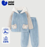 迷你巴拉（minibala）【抗靜電】親子家居服套裝兒童男女童保暖珊瑚絨萌趣造型睡衣 曬單實(shí)拍圖