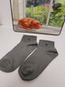 夢(mèng)特嬌襪子男士秋冬季100%純棉7A抗菌防臭艾草精油襪休閑透氣運動(dòng)中筒襪 曬單實(shí)拍圖