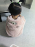 babylove【清倉】寶寶毛絨分體套裝秋冬保暖新生兒睡衣可愛(ài)嬰幼兒家居服 蘿莉cat 100 cm 曬單實(shí)拍圖