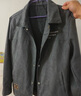 JEEP SPIRIT吉普夾克男秋冬季韓版外套男士翻領(lǐng)休閑上衣服男裝 深灰色 XL 曬單實(shí)拍圖