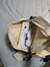 法德陸（fadelu）韓版ins百搭工裝風(fēng)書(shū)包女學(xué)生大容量日系雙肩包ulzzang旅行背包男 kadimu8051白色+煤球 曬單實(shí)拍圖