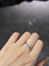 DR求婚鉆戒K金/鉑金Au750經(jīng)典款初雪之吻結婚莫桑鉆戒指情人節禮 1克拉莫桑鉆 PT950 活口(大小可調節) 曬單實(shí)拍圖