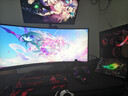 三星（SAMSUNG）40英寸 G75F 180Hz WUHD 4K 1000R 曲面帶魚(yú) HDR600 旋轉升降 玄龍騎士電競顯示器 LS40FG756ECXXF 曬單實(shí)拍圖