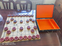 索仁中國象棋套裝紅花梨實(shí)木皮革棋盤(pán)禮盒象棋大號送禮送老人收藏禮盒 50#紅花梨配手提箱 曬單實(shí)拍圖
