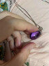 侗秘收藏級天然7A水晶烏拉圭紫水晶冰透吊墜女項鏈女送情人節生日禮物 約6克 烏拉圭紫水晶【收藏級】 曬單實(shí)拍圖