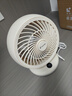 海爾（Haier） 電風(fēng)扇迷你USB手持充電臺式循環(huán)扇風(fēng)扇輕音辦公室桌面小型掛壁風(fēng)扇小型空氣循環(huán)扇學(xué)生宿舍風(fēng)扇 機械款LSF-CM101(W) 曬單實(shí)拍圖