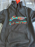 李寧加絨保暖運動(dòng)風(fēng)衣男女25秋冬季防潑水寬松連帽運動(dòng)外套AFDVG11 曬單實(shí)拍圖