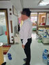 阿悠胖大碼免燙抗皺正裝短袖襯衫男寬松免燙純色商務(wù)休閑彈力大號白襯衣 曬單實(shí)拍圖