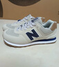 NEW BALANCE休閑鞋男鞋女鞋復古舒適透氣百搭輕便運動(dòng)鞋574系列ML574LGI 41.5 曬單實(shí)拍圖