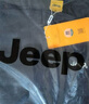吉普（JEEP）衛衣男秋冬季寬松立領(lǐng)長(cháng)袖T恤男士重磅潮流衣服男裝 黑色 2XL 曬單實(shí)拍圖