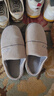 回力棉拖鞋男秋冬季室內防滑保暖加絨軟底情侶家居鞋新款女士厚底秋天 灰色 44-45 偏小一碼 曬單實(shí)拍圖