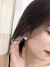 戚小米S925純銀珍珠耳釘女明星同款耳環(huán)2025新款輕奢高級感仿珍珠耳飾 S925銀珍珠耳釘一對【12mm】 曬單實(shí)拍圖