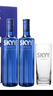 深藍(lán)SKYY 伏特藍(lán)天伏特加 原瓶進(jìn)口洋酒750ML*2雙支禮盒裝 送禮 曬單實(shí)拍圖