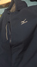美津濃（MIZUNO）戶(hù)外夾克男連帽梭織透氣情侶鋒衣加絨加厚加棉外套男上衣 曬單實(shí)拍圖