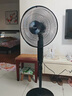 格力（GREE）電風(fēng)扇家用大風(fēng)量五葉立式落地扇 客廳宿舍定時(shí)轉頁(yè)扇搖頭循環(huán)對流換氣扇可升降機械電扇 FD-4012-WG 黑色 曬單實(shí)拍圖