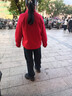 皮爾卡丹（pierre cardin）雙面絨外套女短款高檔新款小個(gè)子赫本風(fēng)高端羊毛雙面呢上衣大衣女 紅色 2XL 【120-135斤】 曬單實(shí)拍圖