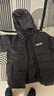 雪中飛童裝兒童輕薄羽絨服男童新款中大童女童薄款外套冬黑色170cm 曬單實(shí)拍圖