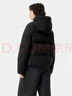 坦博爾羽絨服女短款連帽百搭秋冬小個(gè)子女士外套330332D 黑色 165  曬單實(shí)拍圖