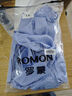 羅蒙（ROMON）長(cháng)袖襯衫男士四季款純棉商務(wù)休閑純色絲光棉襯衣男ZH1586淺藍L 曬單實(shí)拍圖