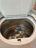 美的（Midea）2.5KG迷你波輪洗衣機全自動(dòng) MNB25V50E 二級能效 內衣洗衣機小型嬰兒 95℃除菌螨 銀離子除菌 曬單實(shí)拍圖