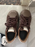 百麗（Belle）戚薇同款貝殼頭厚底德訓鞋2025春新女鞋運動(dòng)休閑板鞋D2A1DAM5 棕色-絨里 36 (230mm) 曬單實(shí)拍圖