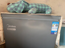 美的（Midea）專(zhuān)利減霜KMF囤貨冰柜 冷藏冷凍冷柜轉換節能大冰柜臥式家用商用冰柜小冰政府補貼冰箱 【減霜80%】143L*適合三口之家 143L 曬單實(shí)拍圖