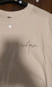 回力（Warrior）純棉t恤男夏季新款重磅運動(dòng)上衣男士潮流短袖寬松體恤 白色 2XL 曬單實(shí)拍圖