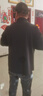 啄木鳥(niǎo)桑蠶絲長(cháng)袖襯衫加厚保暖上衣男士商務(wù)休閑高級感抗皺免燙加絨襯衣 ZMN-816黑色(加厚) 加絨 175/XL適合140-160斤 曬單實(shí)拍圖
