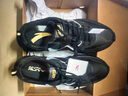 安踏男鞋革面防潑水跑步鞋男黑色輕便防滑休閑鞋春秋運動(dòng)鞋旅游鞋男 曬單實(shí)拍圖