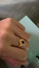 千葉足金培育藍寶石莫桑鉆戒指午夜布魯斯鉆戒求婚訂婚結婚生日禮物女 足金支持多退少補3.71g 12號 曬單實(shí)拍圖