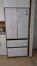 美的（Midea）M60系列520純平全嵌法式多門(mén)四開(kāi)門(mén)家用冰箱超薄雙系統循環(huán)大容量制冰BCD-520WUFPZM(E)白國家補貼 曬單實(shí)拍圖