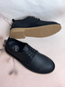 公羊休閑皮鞋男鞋秋冬新款潮流真皮英倫商務(wù)正裝鞋子男軟底中年爸爸鞋 黑色 【標準皮鞋碼】 41 (255mm) 曬單實(shí)拍圖