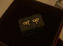 周大生黃金耳飾女足金蝴蝶結計價(jià)耳釘氣質(zhì)簡(jiǎn)約新年禮物送女友 1.15g 曬單實(shí)拍圖
