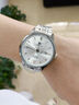 勞力士王子手表男士全自動(dòng)機械表商務(wù)超薄精鋼夜光防水雙日歷男表 間金白面【官方標配】 曬單實(shí)拍圖