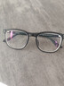 MOLSION陌森2025新品肖戰米蘭同款黑框眼鏡D型男女同款近視鏡架 MJ5135B10亮黑 鏡框+0元配0度防藍光鏡片 曬單實(shí)拍圖