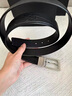 SATCHI沙馳皮帶【鎮店之寶】鴕鳥(niǎo)皮針扣腰帶官方正品商務(wù)休閑高檔男款 【黑色】官方正品/順豐發(fā)貨/禮盒精裝/代寫(xiě)賀卡 115cm 曬單實(shí)拍圖