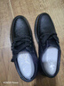 宜馳（EGCHI）皮鞋男商務(wù)休閑正裝鞋頭層牛皮耐磨透氣新款鞋 J6627 系帶款 40 曬單實(shí)拍圖