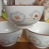 陶瓷碗家用喜慶喬遷新居碗碟餐具套裝歲月靜好飯碗 歲月靜好3碗 曬單實(shí)拍圖