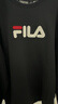 FILA 斐樂(lè )官方情侶款套頭衛衣25秋冬季新款休閑寬松長(cháng)袖加絨保暖上衣 【加絨款】正黑色-BK L 175/96A/L 曬單實(shí)拍圖