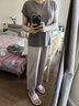 nest designs 女士短袖T恤短褲背心竹輕盈系列春夏新品竹纖維家居服 暖香褐-七分褲 M（建議身高165-170cm） 曬單實(shí)拍圖